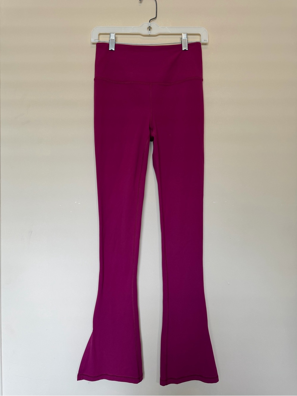 Athleta Magenta Flare Leggings